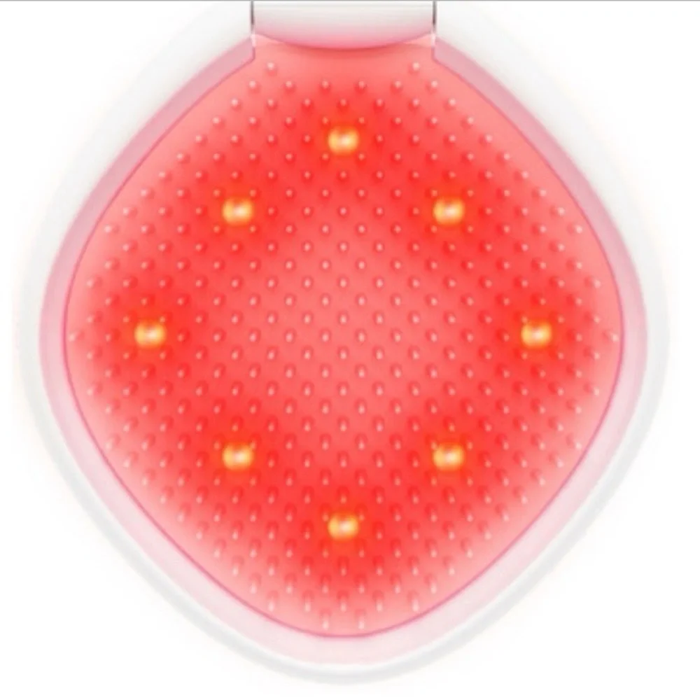FOREO FLIP Play Red Light Hairbrush Tickle Me Pink NWT
